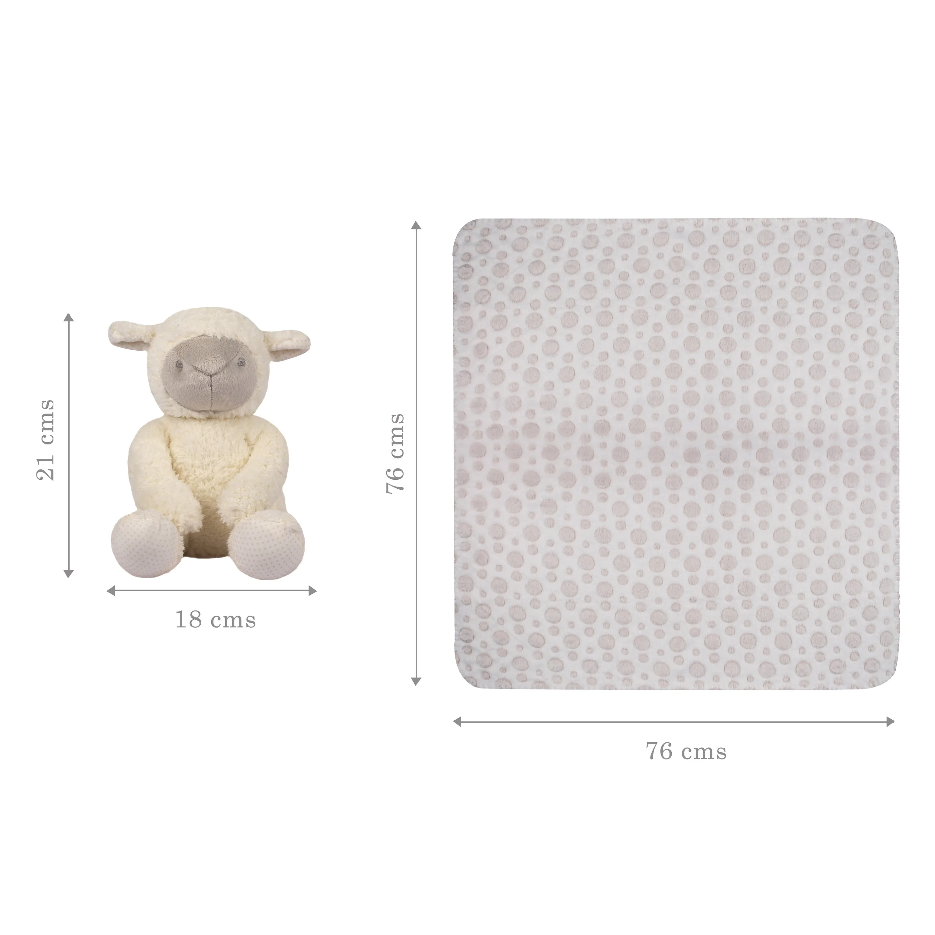 Abracadabra Toy With Blanket - Sheep