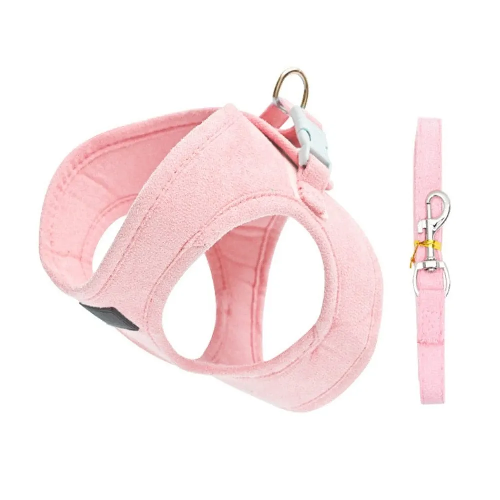 Adjustable Padded Pet Harness And Leash Set