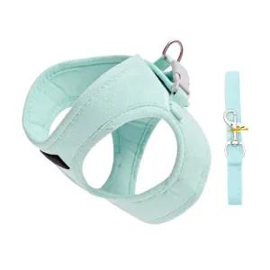 Adjustable Padded Pet Harness And Leash Set