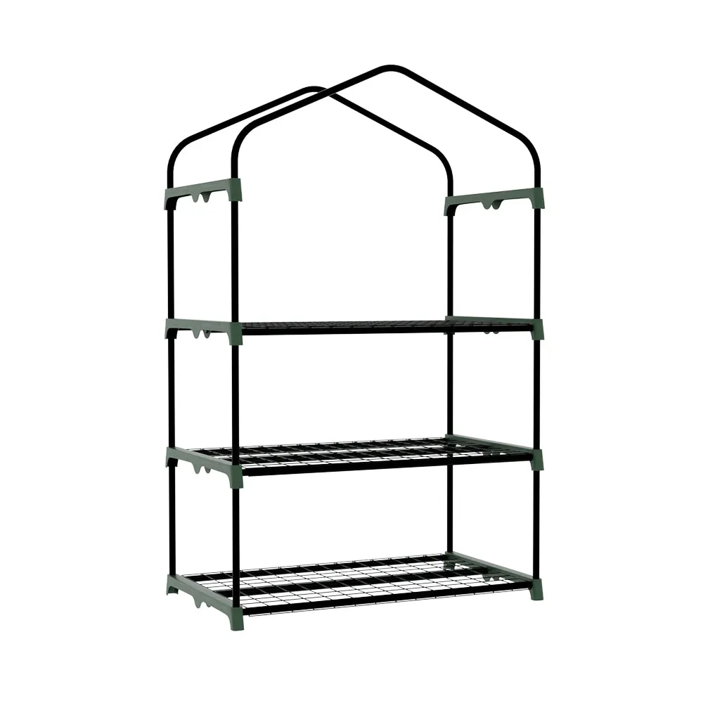All-Weather Mini Greenhouse, 3-Tier, PVC Cover - Greenfingers
