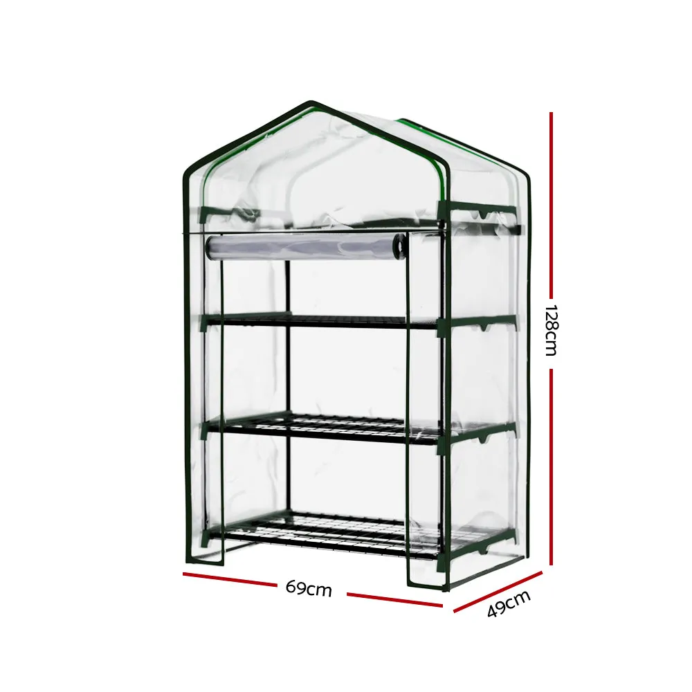 All-Weather Mini Greenhouse, 3-Tier, PVC Cover - Greenfingers