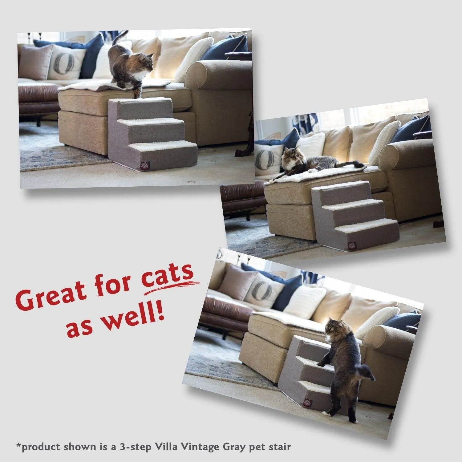 Boho Arrow 4 Steps Pet Stairs