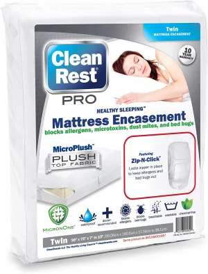 Clean Rest Pro Mattress Encasement (Twin)