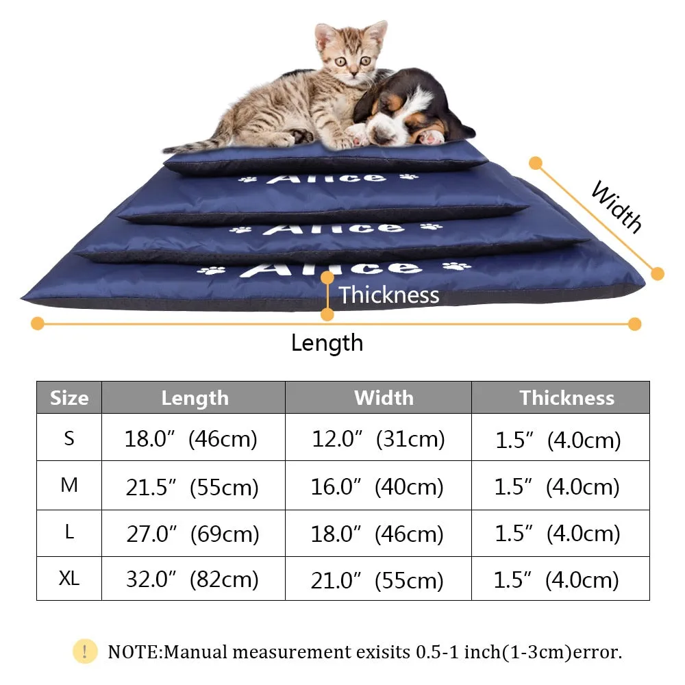 Custom Dog Bed House Waterproof Sleeping Mat