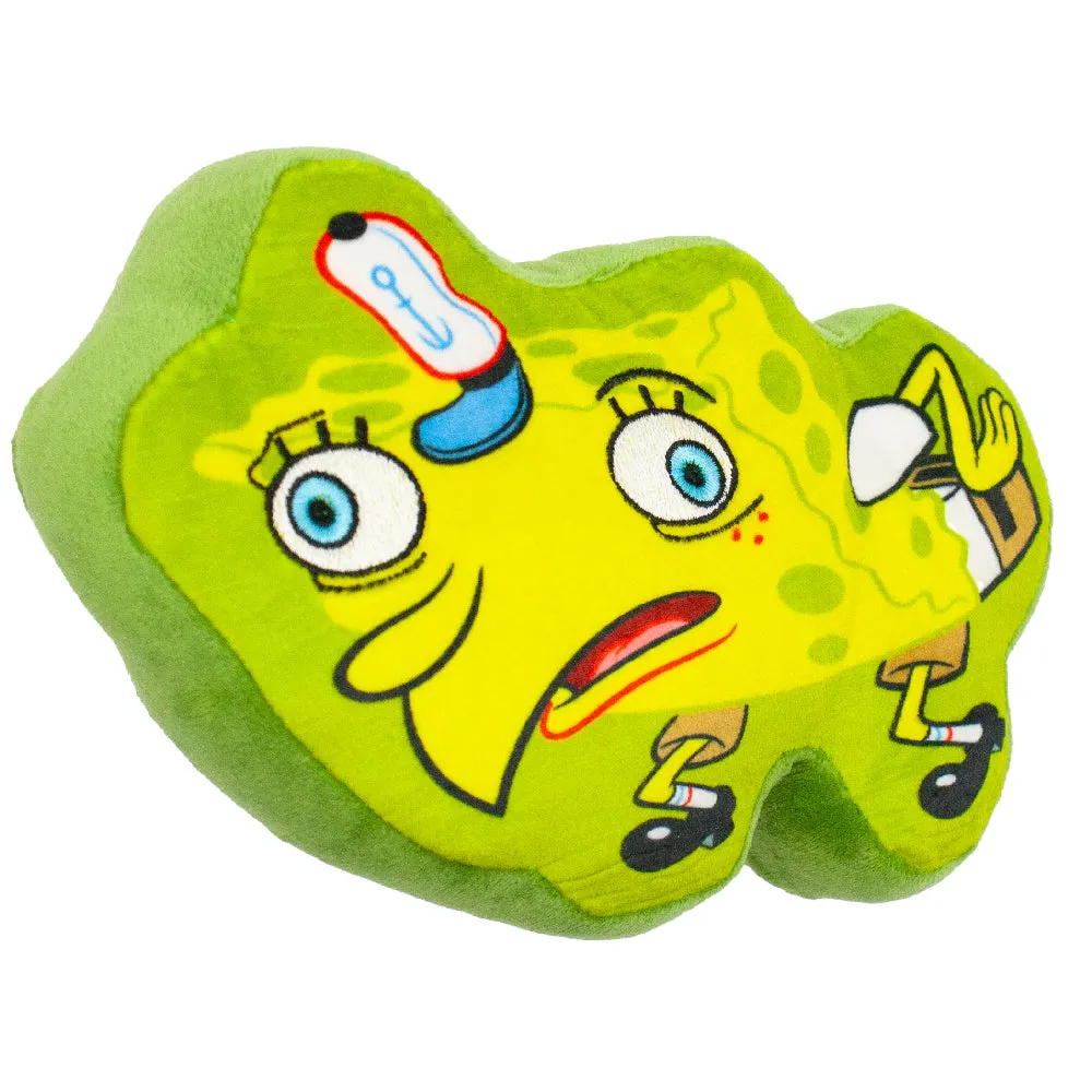 Dog Toy Squeaker Plush - Mocking SpongeBob SquarePants Pose