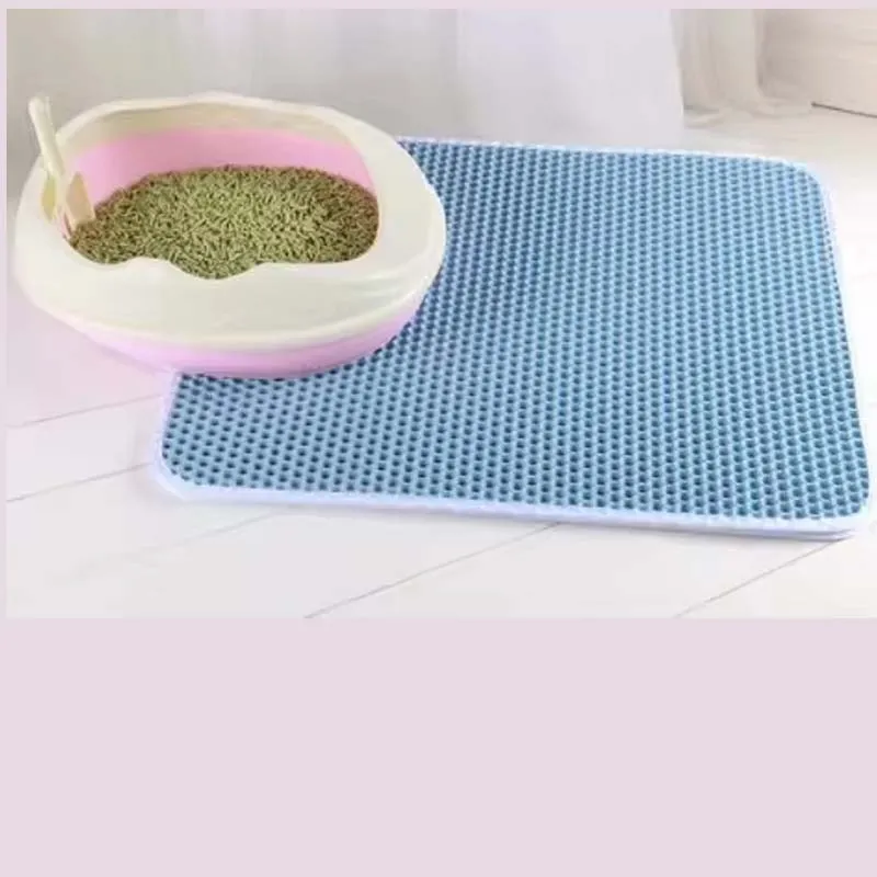 Double Layer Waterproof Cat Litter Mat | Non-Slip & Washable Pet Mat