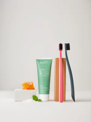 Enzyme Whitening  & Recycled Plastic Toothbrush Set
