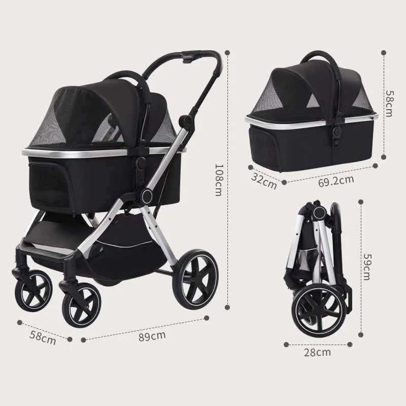 Four Wheels Pet Stroller PC 501