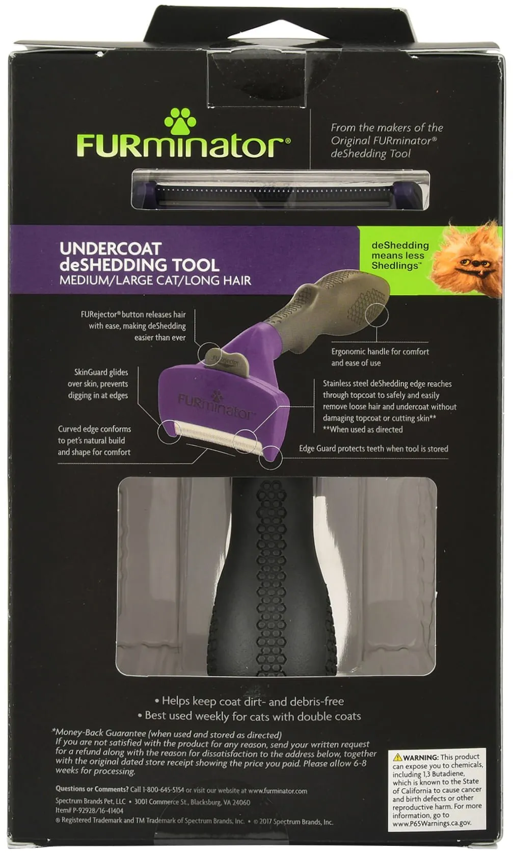 FURminator Undercoat deShedding Tool for Cats