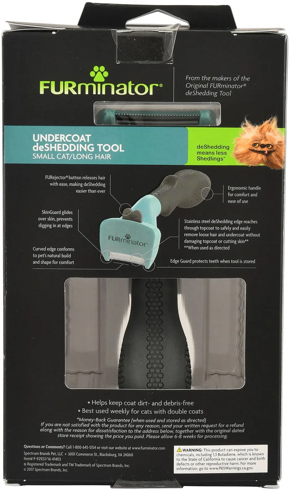 FURminator Undercoat deShedding Tool for Cats