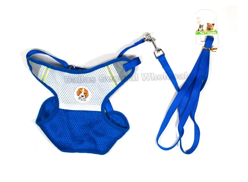 Glow In Dark Pet Harness with Leash Sets Wholesale