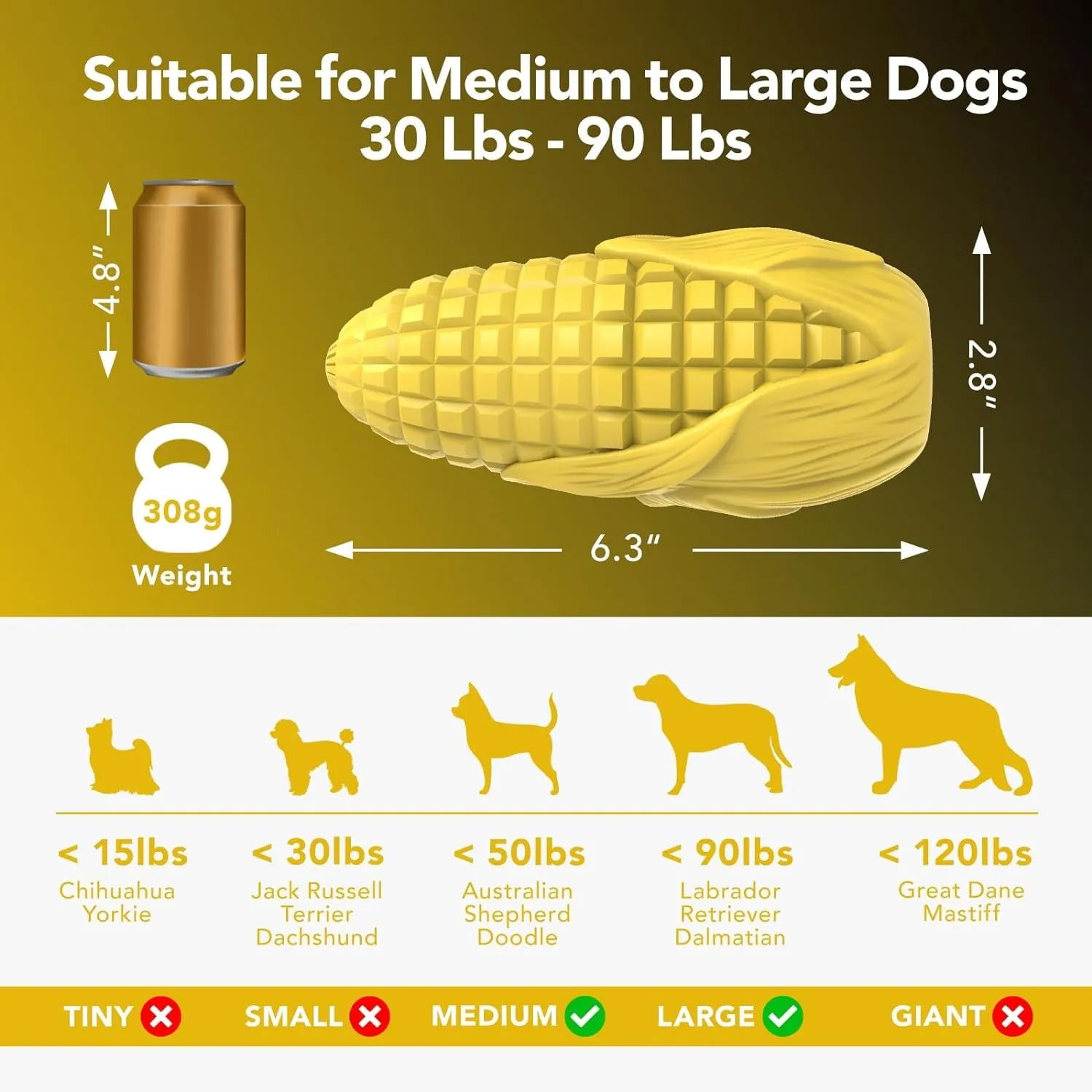 Indestructible Aggressive Chewers Dog Toy