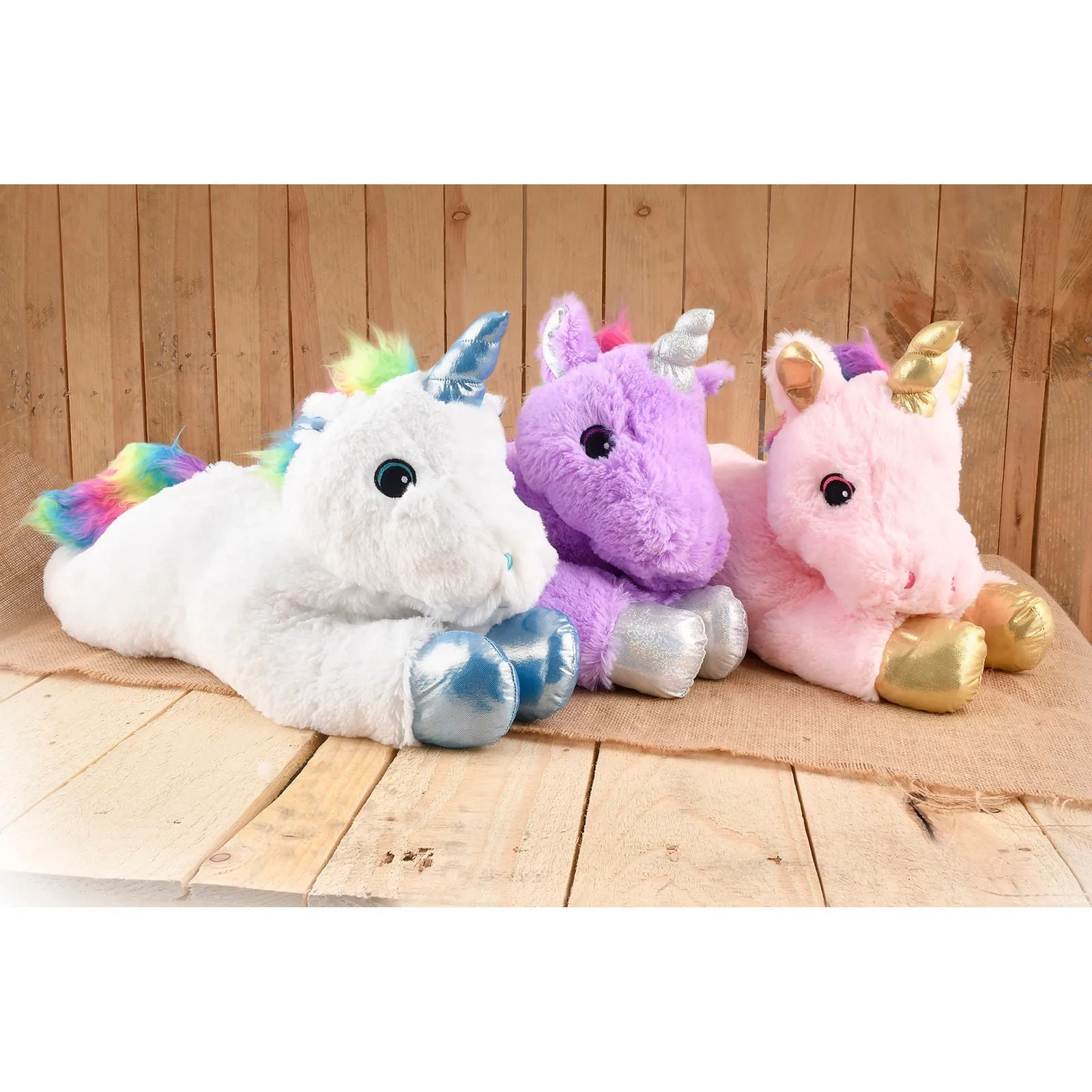 Jumbo Unicorn Plush Dog Toy, 24"L (assorted)