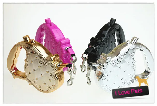 Luxury Top Quality Pet Dog Leash Chain Lead Harness lead retractable 3M Long 20kg Pet Dog Rope Chain