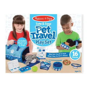 Melissa & Doug: Tote & Tour Pet Travel Play Set Suitable Ages 3  years