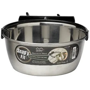 Midwest Snap'y Fit Water/Feed Bowl