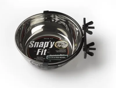 Midwest Snap'y Fit Water/Feed Bowl
