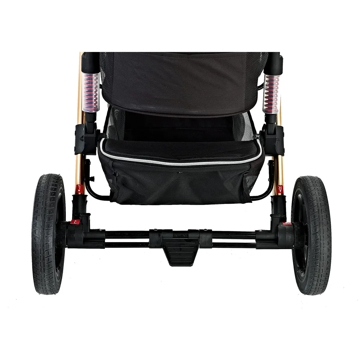 Monza Luxury 3-In-1 Stroller Black