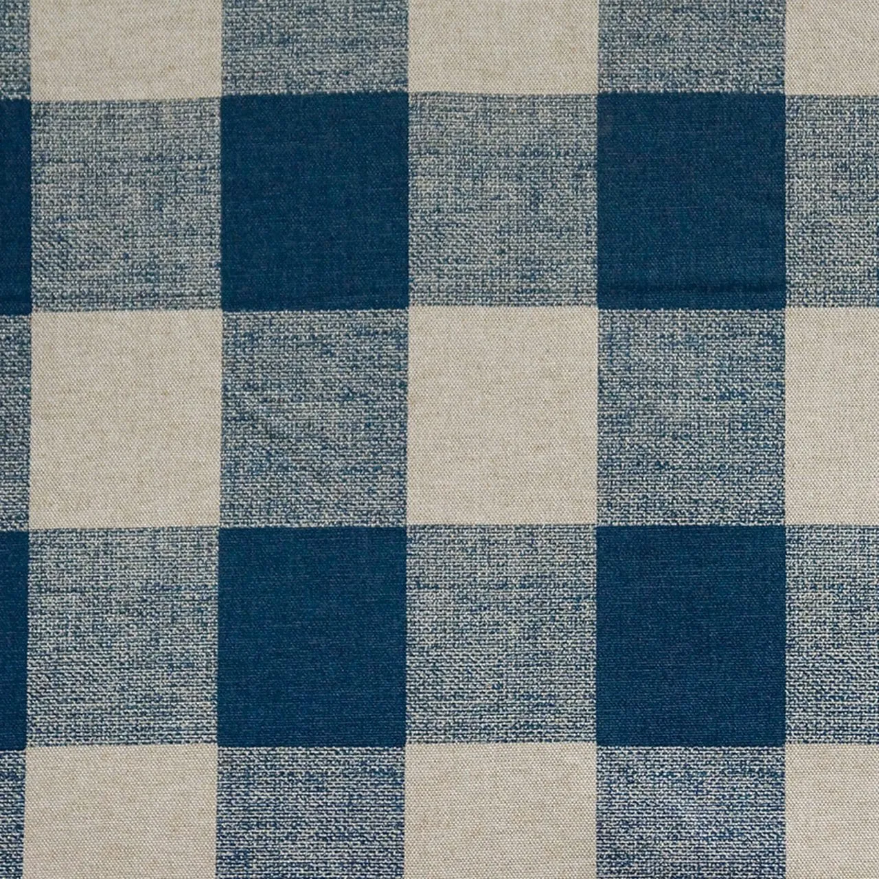 Navy Linen Check Sprawler