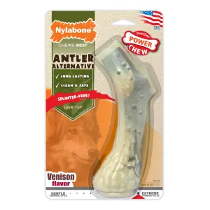 Nylabone Spilt Antler Nature Inspired, Dog Power Chew
