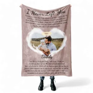 Personalized Memorial Blanket with Message - Tribute Gift for Loved Ones