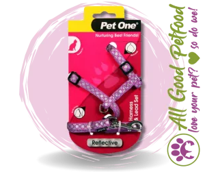 Pet One Harness & Lead Set - Cat/Kitten Reflective