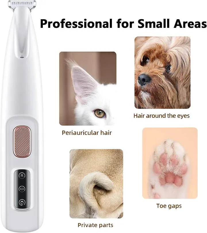 Pet Paw Trimmer with LED Light