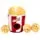 Popcorn Bucket Burrow Dog Toy