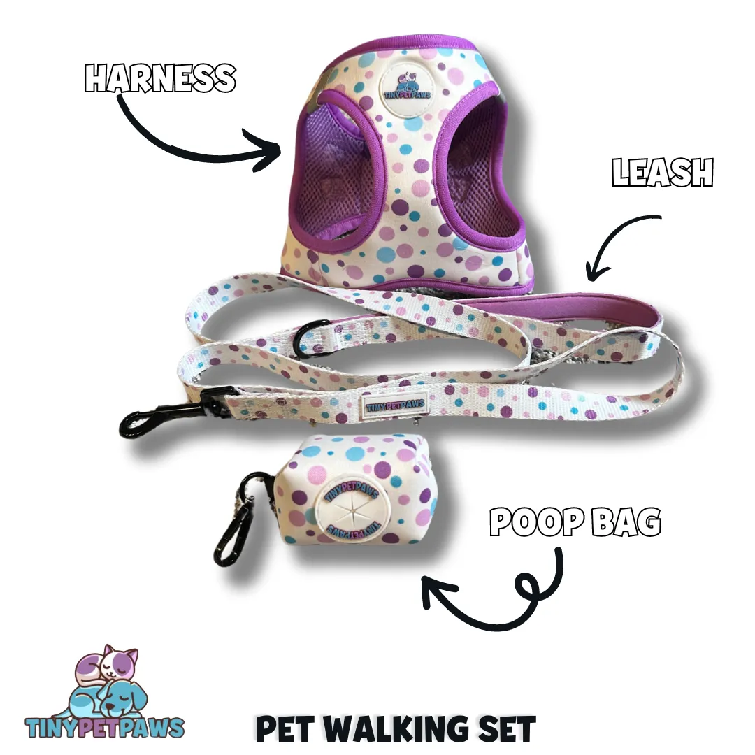 Purple Harness Set