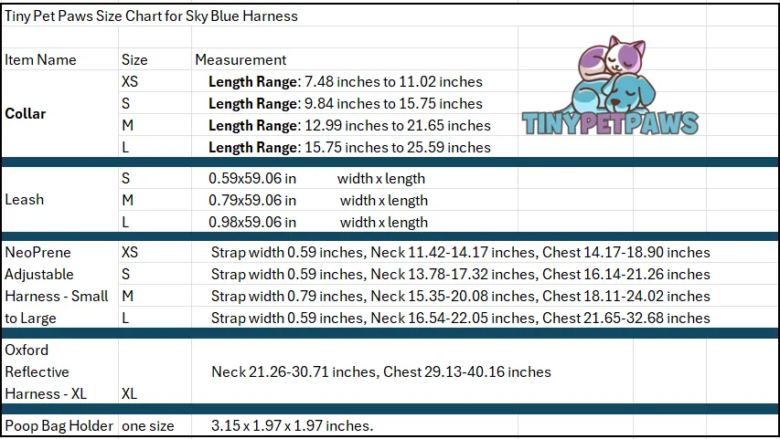 Purple Harness Set