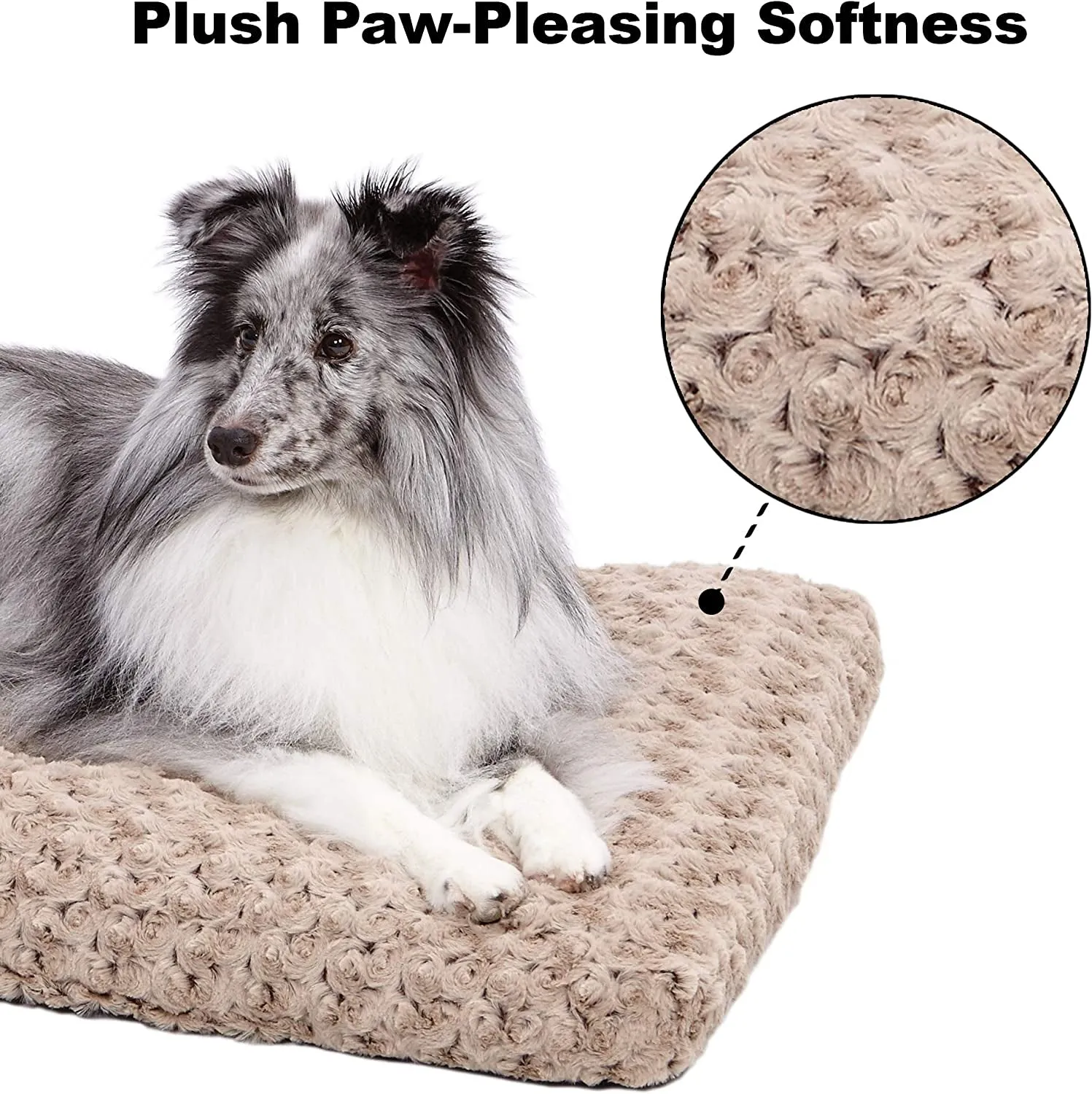 Super Plush Dog & Cat Beds Ideal for Dog Crates