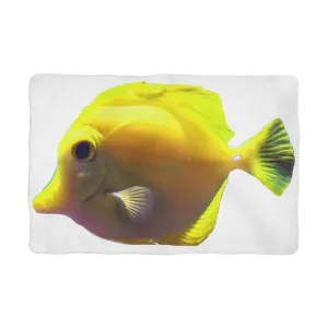 Yellow Fish Sublimation Pet Blanket