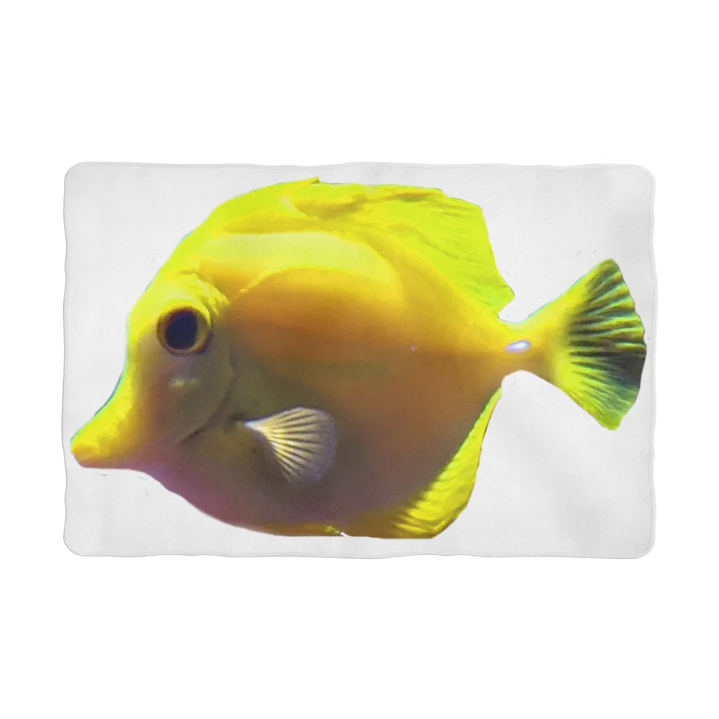 Yellow Fish Sublimation Pet Blanket