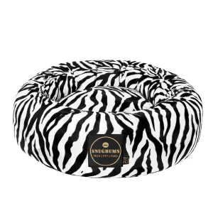 Zebra Print Pet Bed CLEARANCE
